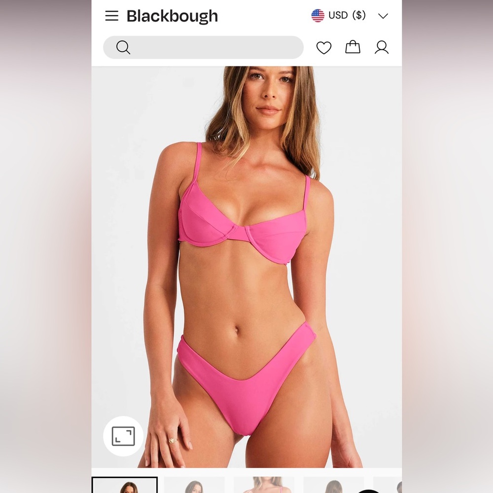 Blackbough Hot Pink Swimwear kyoto